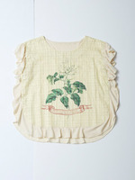 シースルーチェックTOPS/イエロー