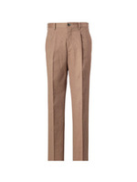 シャンブレーオックスワンタックテーパードパンツ/ブルー系(094)