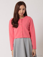 ショートカーデ/ブルー