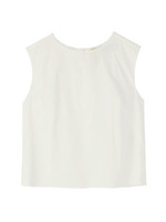 スクエアノースリーブブラウス/ブラック(019)