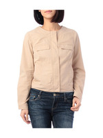 ストレッチノーカラージャケット/ネイビー(093)