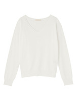 スプリングカラーvネックニット/ライトグリーン(021)