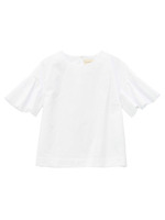 タイプライターフリル袖ブラウス/ネイビー(093)