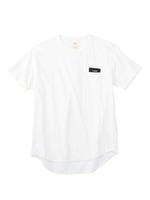 テールカット切り替えカットソー/ホワイト(501)