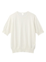 ハイゲージクルーネックニット/レモンイエロー(031)