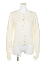 ビジューボタンマルチカーデ/L/PNK