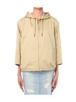 フード付きカラージャケット/ブルー系(092)