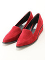 フラットパンプス/RED