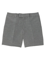 ボーダーセンタープレスショートパンツ/ブラック(319)