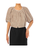 ボレロ風バルーンジャケット/ピンク系(072)