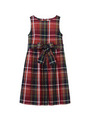 マドラスチェックワンピース/ブラウン(042)