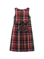 マドラスチェックワンピース/ブラウン(042)
