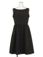 メモリーギャザーワンピース/ベージュ