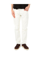 ユーズド加工ホワイトデニム/ホワイト(003)