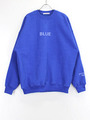 ユニセックスカラーロゴスウェット/ブルー