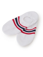 ラインメッシュパイルソックス/ホワイト(301)