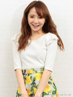 ラグランフリルリブトップス/オフホワイト