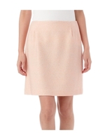 ラメ混細ボーダースカート/オレンジ系(067)