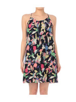 リーフプリントキャミワンピース/ネイビー系(193)