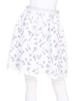 レザーカットチュールスカート(追加生産)/ライトグレー