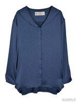 レディサテンオーバーBL/ネイビー