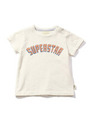 ロゴプリントbabyTシャツ/OWHT