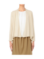 後ろギャザー前開きカーディガン/ブルー系(092)