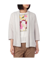 七分袖トッパーカーディガン/ブラック(019)