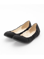 収納袋付きバレエシューズ/ライトベージュ(051)