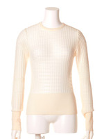 透けリブプルオーバー/ORG