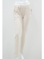 裏毛ポケット　　　ビジュパンツ/GY