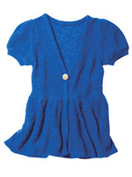 PJ/MHBペプラムニットカーデ/ブルー