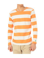 ボーダープルオーバー/オレンジ系(967)