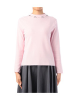 ボトルネックビジューニット/オフホワイト(003)