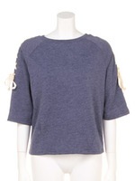 7分レースUPプル/オフ白