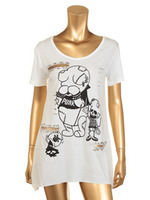 BEARピンTシャツ/ホワイト