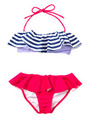 MILKFED.×Op RUFFLE BIKINI/PINK