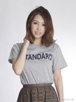 STANDARDロゴTシャツ/ライトグレー