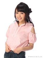 【LIZ LISA】シェルモチーフパーカー/ピンク