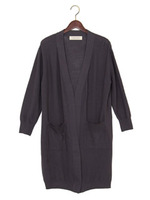 【WEB限定】JC C/AC カノコ ラップ ロングカーデ/DK.GRAY