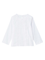 タックフリルブラウス/アイボリー(004)