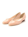 フラットポインテッドトゥシューズ/ピンク系(052)