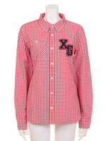 GINGHAM SHIRT/RED