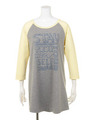 STAY TRUE B/B TEE DRESS/NAVY