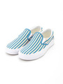 VANS(バンズ) カラーストライプスリッポン/NAVY