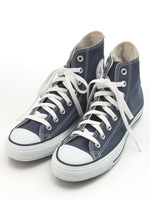 【CONVERSE】コンバース キャンバス オールスター ハイカットスニーカー/NAVY