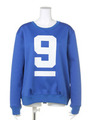 FUR SWEAT TOP/BLUE