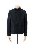 Super100sメルトンメスジャケット/ネイビー系(095)