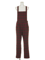 classical tartan checkサロペット/RED