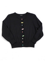 キャンディーカーデ/ブラック×キャンディーカラー